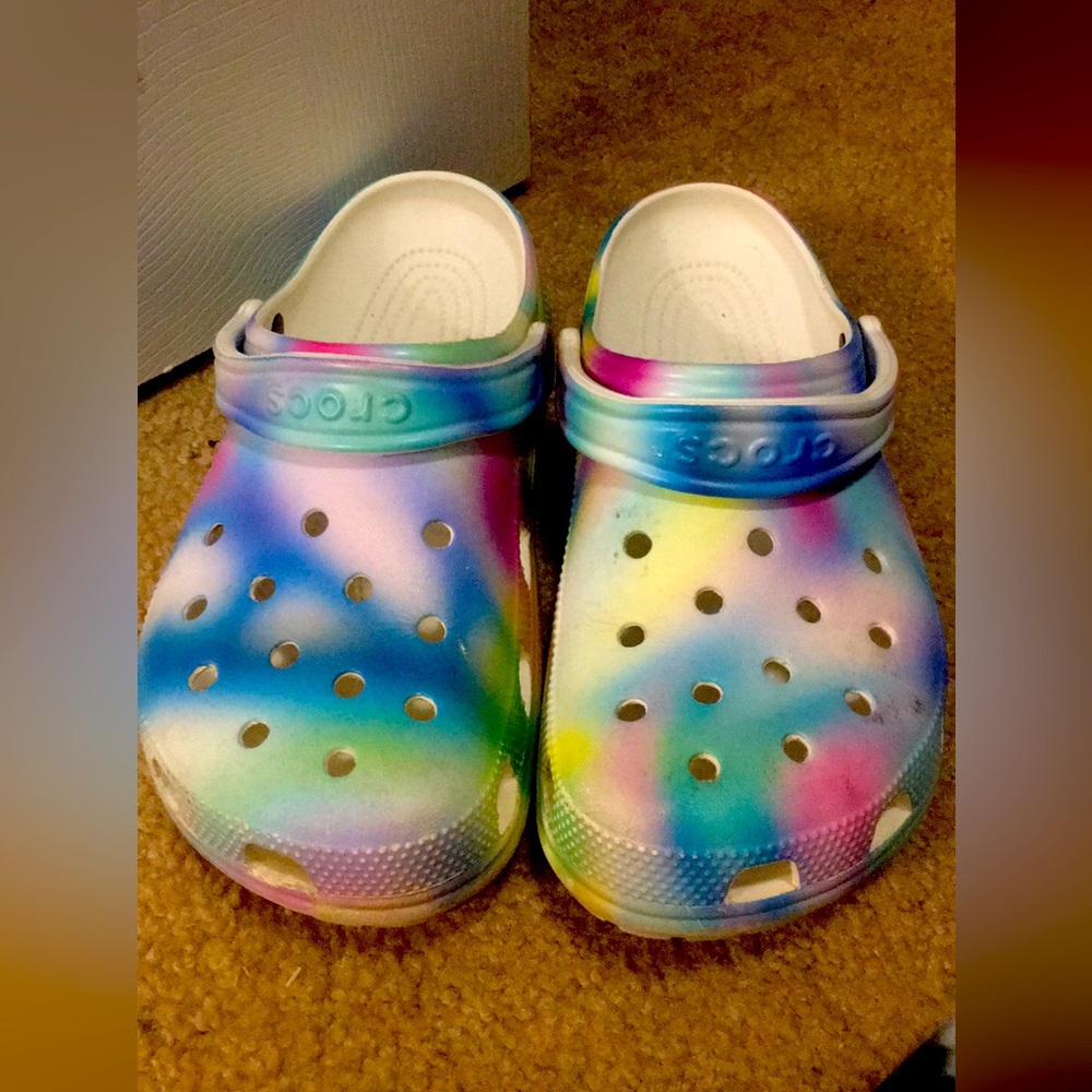Crocs Tie Dye Sz 9